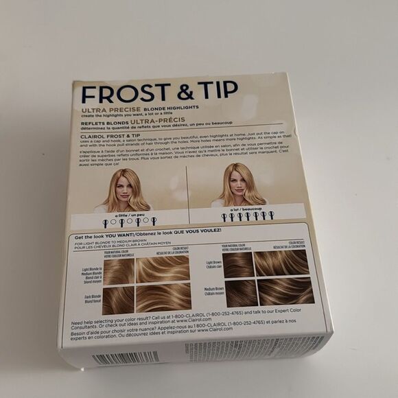 Bundle of 3 Frost & Tip Hair Highlighting Kit - Blonde NWT - Picture 3 of 4